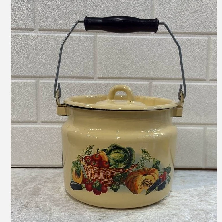 دبه روغن-لعابی-طرح کدو-2لیتری-ساخت روسیه