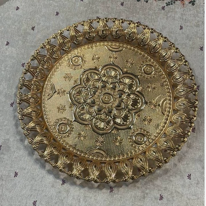 سینی گرد آسنا-طلایی-زاماک-نقره کربلا