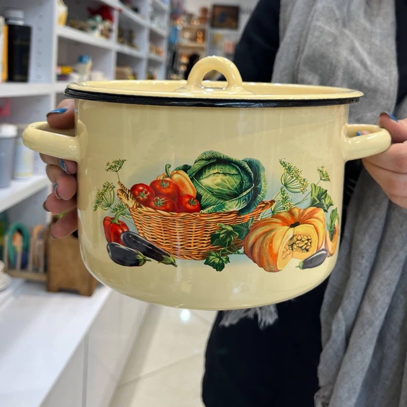 قابلمه لعابی-طرح کدو-سایز 20-ساخت روسیه