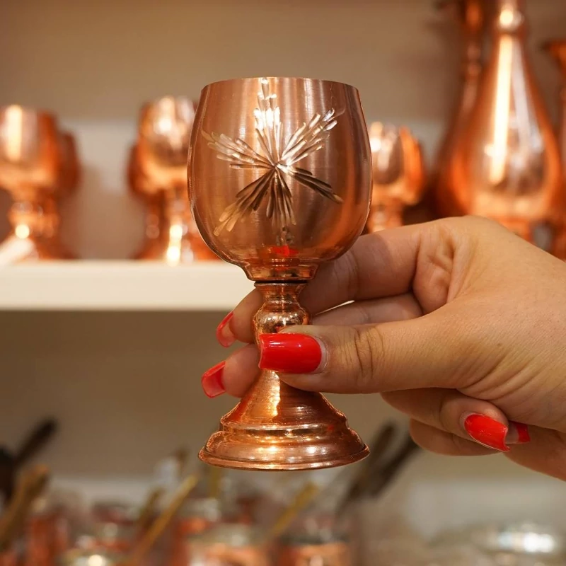 گیلاس خوری-مسی-کوچک-تراشکاری